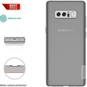 Silikoninis - pilkas nature serijos dėklas Nillkin (Samsung Note 8)